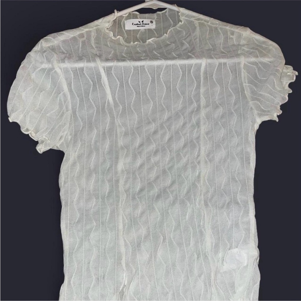 White Sheer Men's Shirt